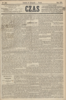Czas. [R.23], Ner 258 (11 listopada 1870)