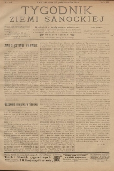 Tygodnik Ziemi Sanockiej. 1912, nr 43