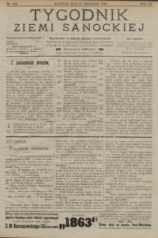 Tygodnik Ziemi Sanockiej. 1912, nr 46