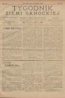 Tygodnik Ziemi Sanockiej. 1912, nr 49