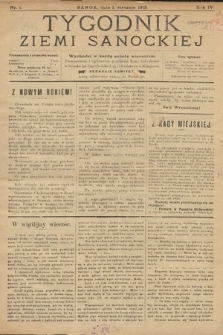 Tygodnik Ziemi Sanockiej. 1913, nr 1