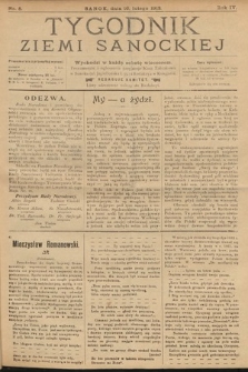 Tygodnik Ziemi Sanockiej. 1913, nr 8