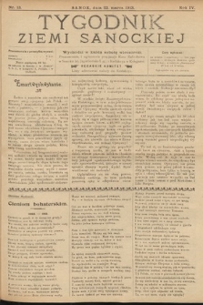 Tygodnik Ziemi Sanockiej. 1913, nr 13