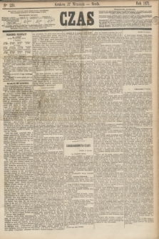 Czas. [R.24], Ner 220 (27 września 1871)