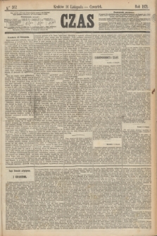 Czas. [R.24], Ner 262 (16 listopada 1871)