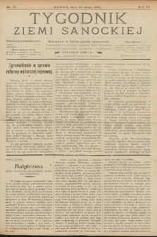 Tygodnik Ziemi Sanockiej. 1913, nr 21