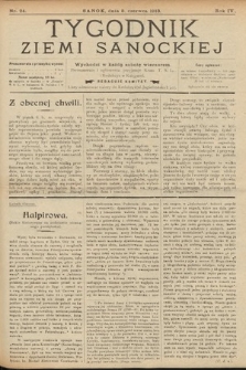 Tygodnik Ziemi Sanockiej. 1913, nr 24