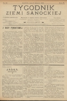 Tygodnik Ziemi Sanockiej. 1913, nr 32