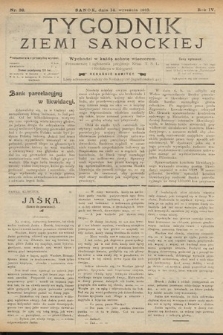 Tygodnik Ziemi Sanockiej. 1913, nr 38