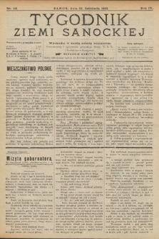 Tygodnik Ziemi Sanockiej. 1913, nr 48