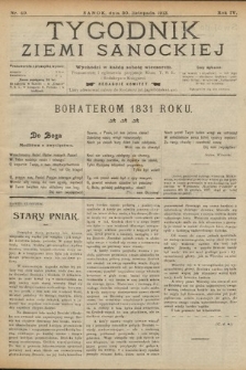 Tygodnik Ziemi Sanockiej. 1913, nr 49