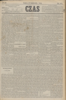 Czas. [R.25], Ner 243 (23 października 1872)