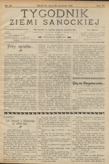 Tygodnik Ziemi Sanockiej. 1913, nr 52