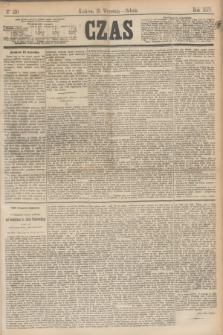 Czas. [R.26], Ner 210 (13 września 1873)