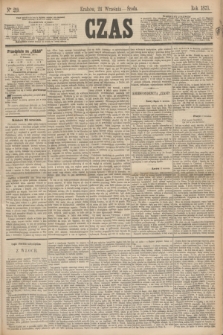 Czas. [R.26], Ner 219 (24 września 1873)