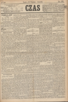 Czas. [R.26], Ner 220 (25 września 1873)