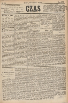 Czas. [R.26], Ner 221 (26 września 1873)