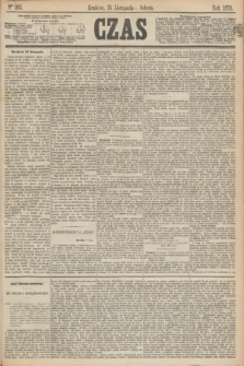 Czas. [R.26], Ner 263 (15 listopada 1873)