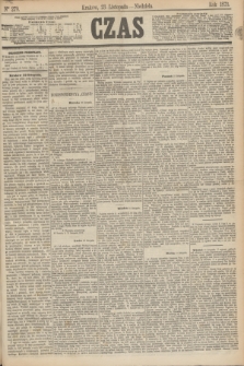 Czas. [R.26], Ner 270 (23 listopada 1873)