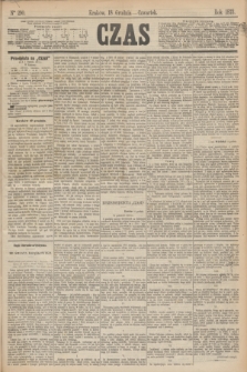 Czas. [R.26], Ner 290 (18 grudnia 1873)
