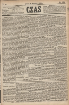 Czas. [R.28], Ner 207 (11 września 1875)
