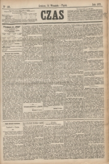 Czas. [R.28], Ner 218 (24 września 1875)