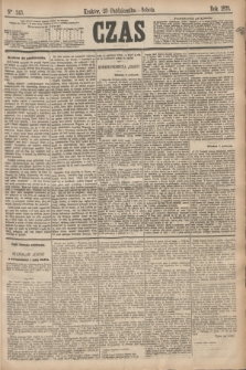 Czas. [R.28], Ner 243 (23 października 1875)