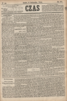 Czas. [R.28], Ner 249 (30 października 1875)