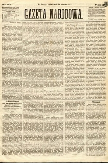Gazeta Narodowa. 1871, nr 43