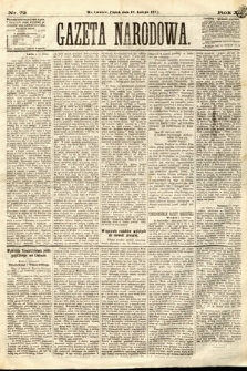 Gazeta Narodowa. 1871, nr 72