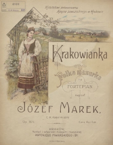 Krakowianka : polka mazurka na fortepian : op. 105