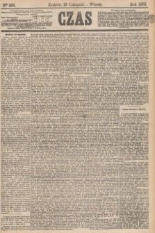 Czas. [R.31], Ner 266 (19 listopada 1878)