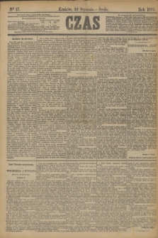 Czas. [R.32], Ner 17 (22 stycznia 1879)