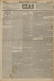 Czas. [R.32], Ner 71 (27 marca 1879)