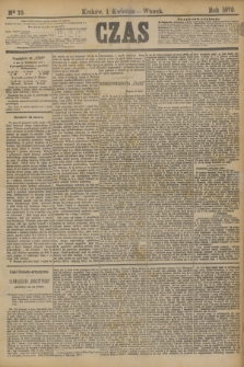 Czas. [R.32], Ner 75 (1 kwietnia 1879) + wkładka