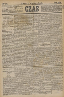 Czas. [R.32], Ner 222 (27 września 1879)