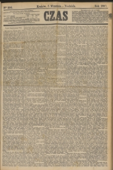 Czas. [R.33], Ner 204 (5 września 1880)