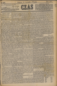 Czas. [R.33], Ner 269 (23 listopada 1880)