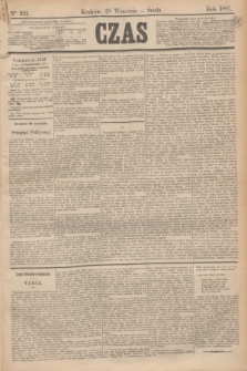 Czas. [R.34], Ner 221 (28 września 1881)