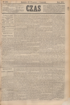 Czas. [R.34], Ner 222 (29 września 1881)