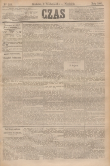 Czas. [R.34], Ner 225 (2 października 1881)