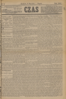 Czas. [R.35], Ner 5 (6 stycznia 1882)