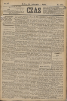 Czas. [R.35], Ner 244 (25 października 1882)