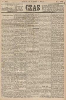 Czas. [R.37], Ner 208 (10 września 1884)