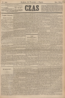 Czas. [R.37], Ner 210 (12 września 1884)