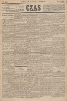 Czas. [R.37], Ner 215 (18 września 1884)