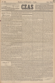 Czas. [R.37], Ner 261 (12 listopada 1884)