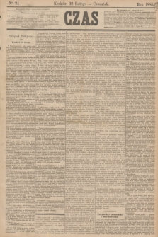Czas. [R.38], Ner 34 (12 lutego 1885)