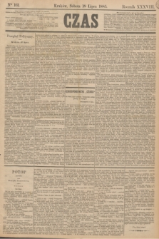 Czas. R.38, Ner 161 (18 lipca 1885)
