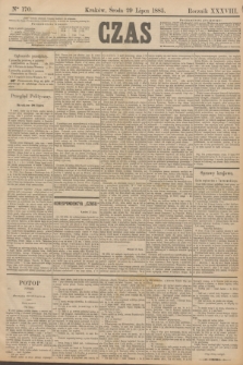 Czas. R.38, Ner 170 (29 lipca 1885)